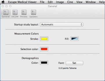 Escape medical viewer for mac